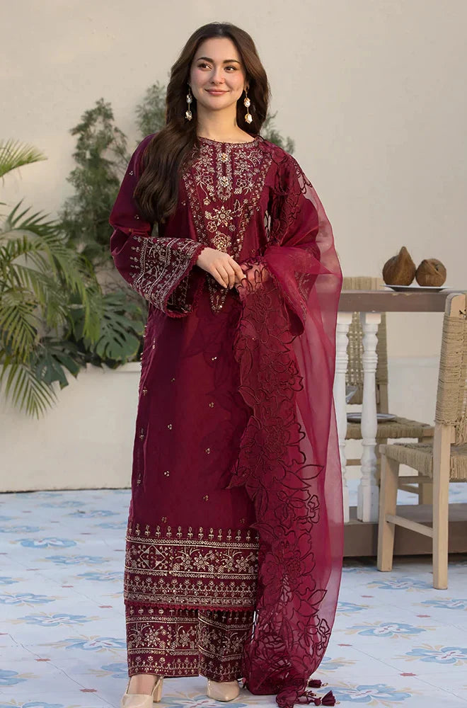 CF1050 - Allys 3PC Lawn Embroidered Suit