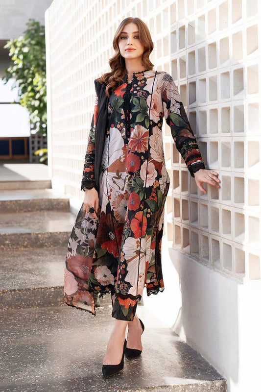 CF1219- Winter 3PC Dhanak all over Printed Suit