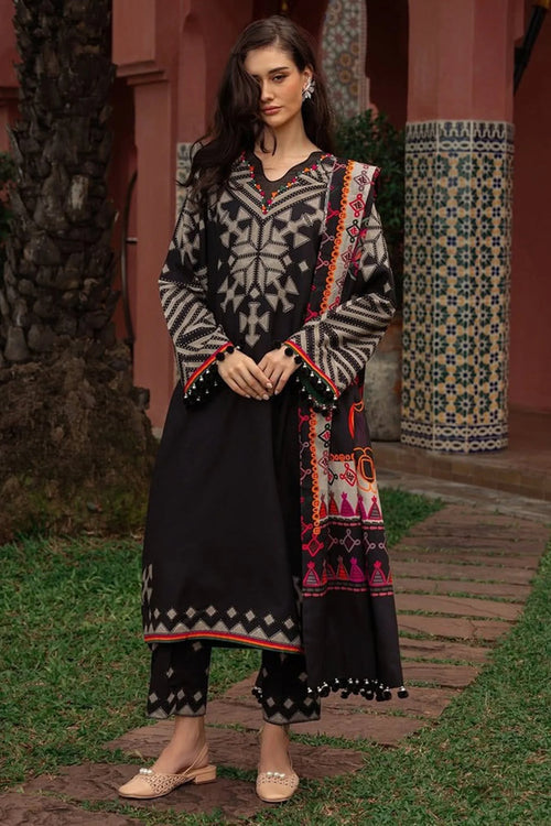 CF1214 Winter 3PC Dhanak all over Printed Suit
