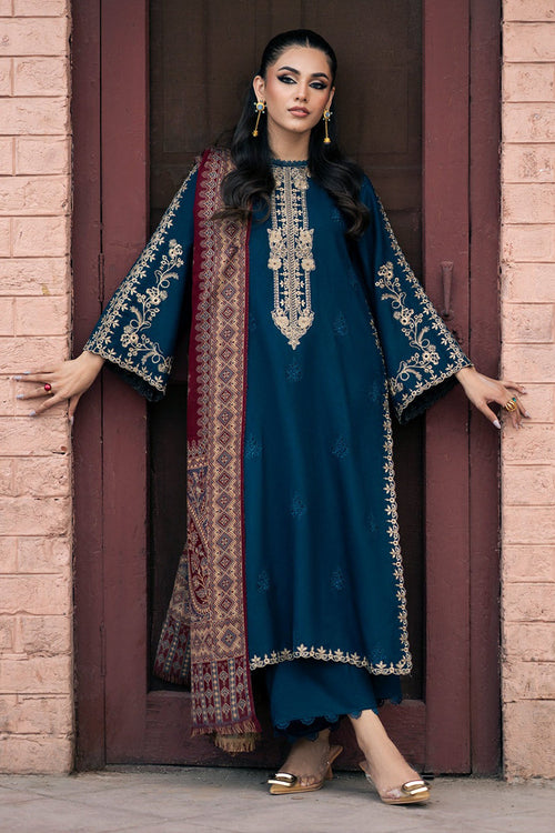 CF1109 - Winter  Jazmin  3PC Dhanak Embroidered Suit
