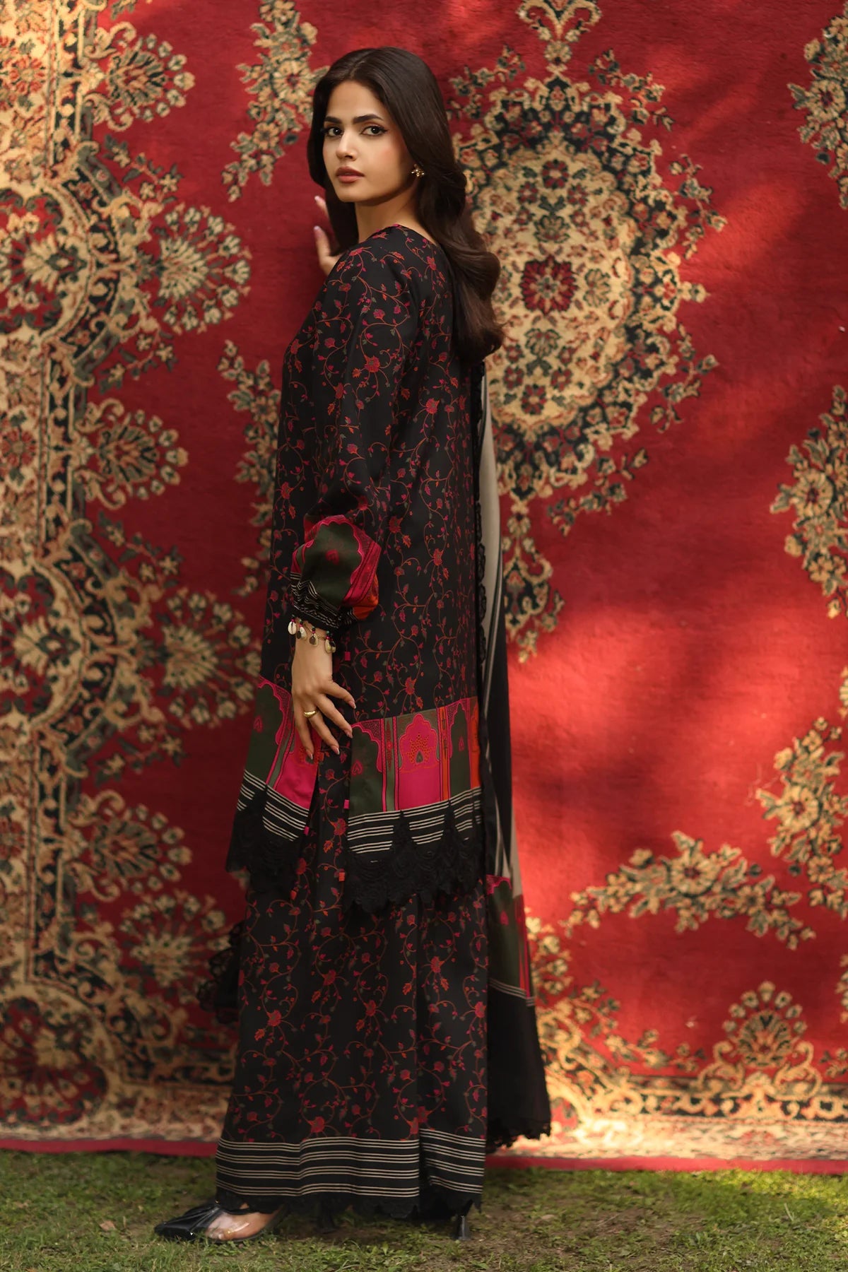 CF1247 3-PC Unstitched Printed Linen Collection ANW6-13