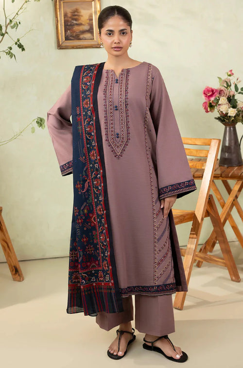 CF1261 izel - Winter 3PC Dhanak Embroidered Suit