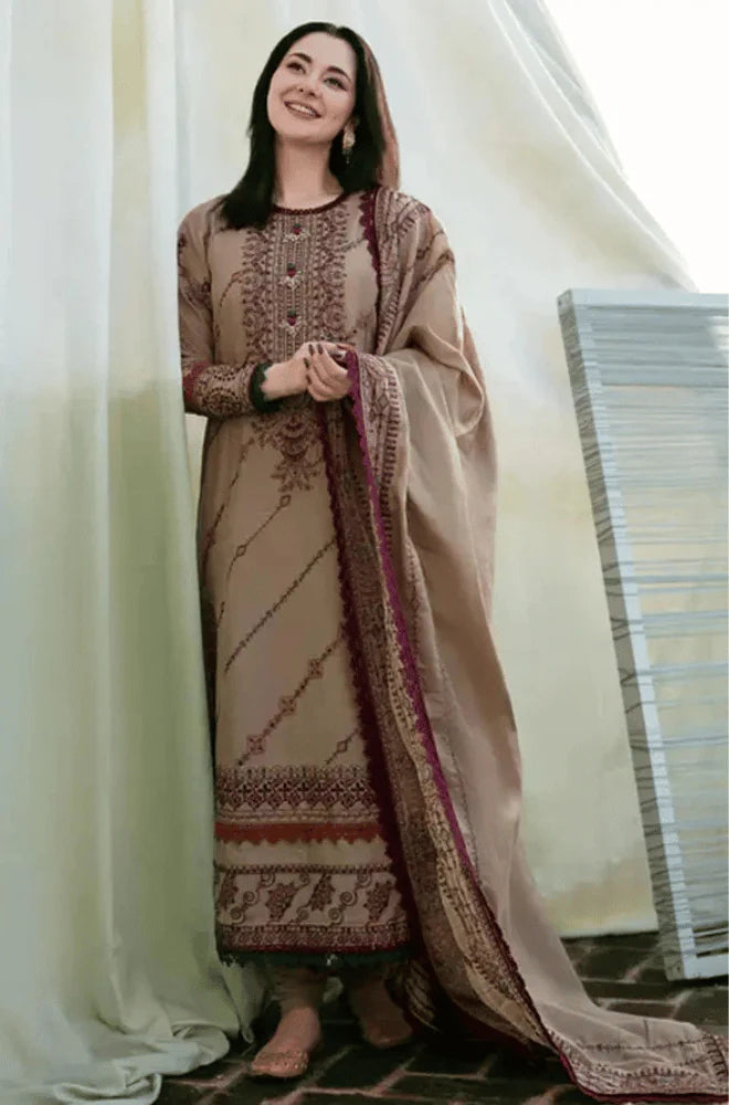 CF1253 Florent - Winter 3PC Dhanak Embroidered Suit -