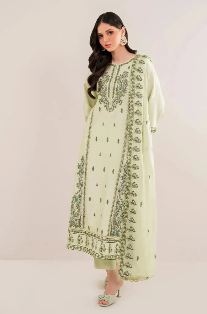 CF1263 Florent - Winter 3PC Dhanak Embroidered Suit