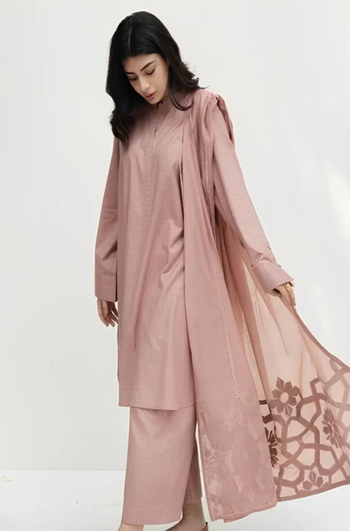 CF753-SUMMER 3PC Lawn Shirt With Monar Embroidered Dupatta UNSTITCH