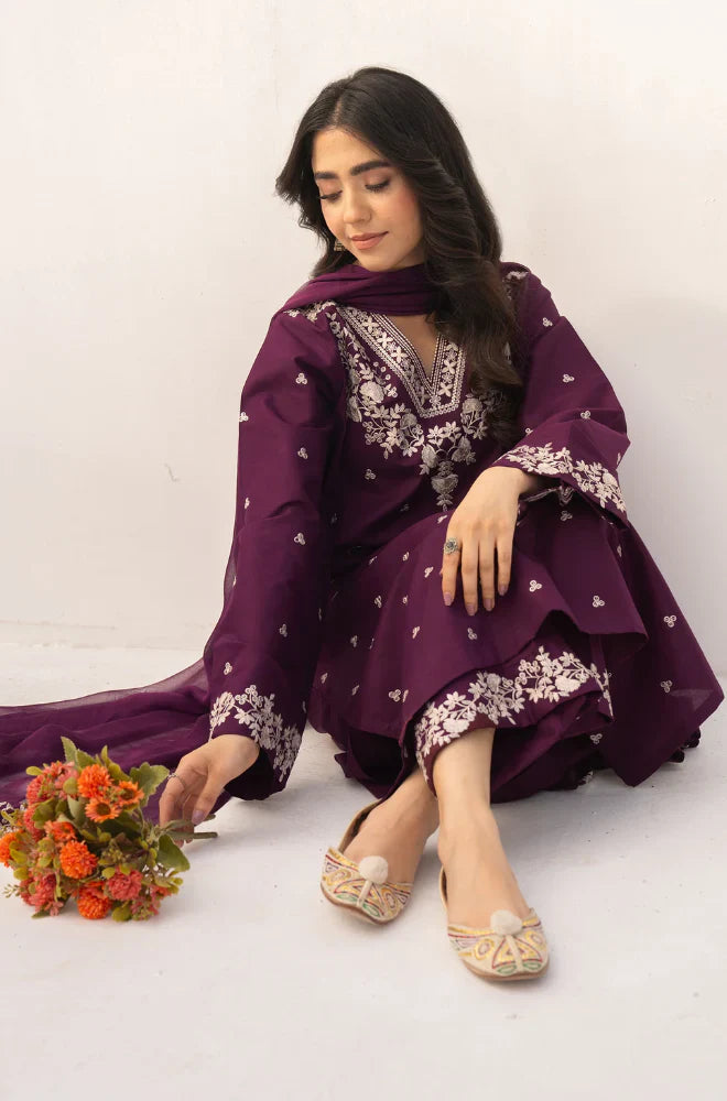 CF1271 Dyot - Summer 3PC Lawn Embroidered Suit -